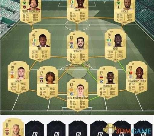 《FIFA 19》10W预算开荒阵容推荐