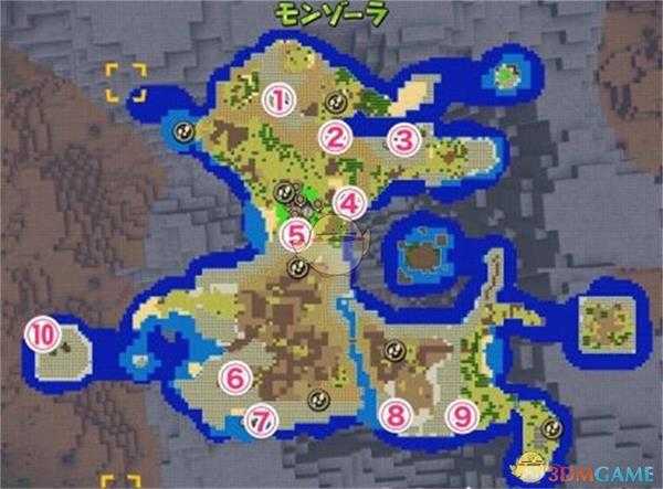 《勇者斗恶龙：建造者2》蒙佐拉岛谜题位置一览