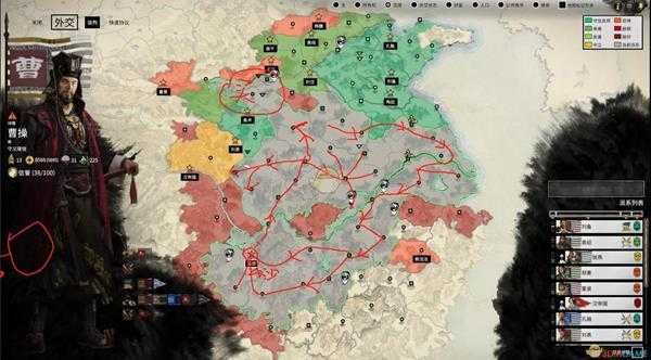 《全面战争：三国》曹操双传奇70回合速通攻略