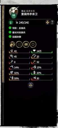 《全面战争:三国》重装持矛亲卫战场表现评价分析
