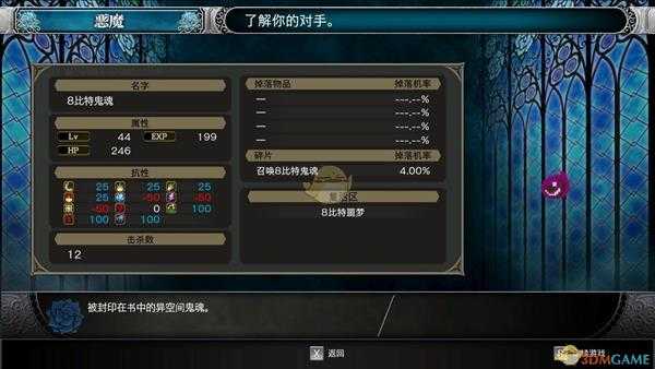 《赤痕：夜之仪式》104号怪物8比特鬼魂属性分享