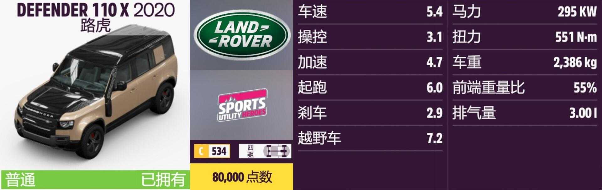 《极限竞速:地平线5》路虎全车辆获取方法介绍