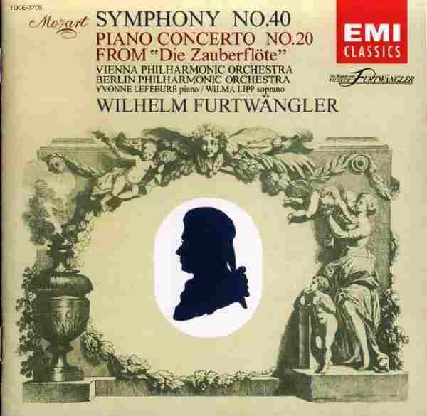 【古典音乐】富特文格勒《莫扎特-第40交响曲、第20钢琴协奏曲》2002[FLAC+CUE整轨]