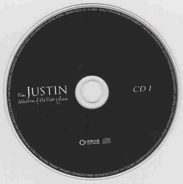 侧田.2009-FROMJUSTINCOLLECTIONOFHISFIRST3YEARS（新歌+精选）2CD【金牌大风】【WAV+CUE】