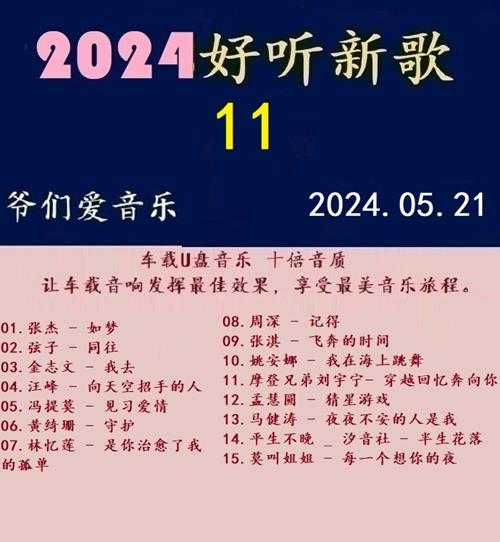 群星《2024好听新歌11》十倍音质WAV分轨