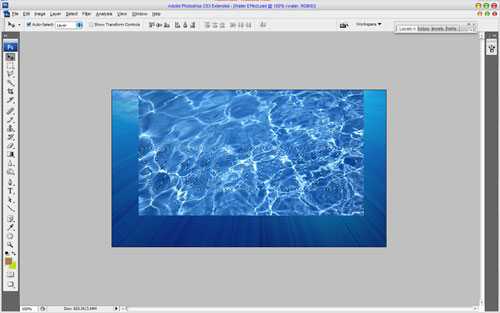 Photoshop 海洋艺术文字效果