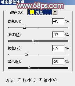 Photoshop为马路上奔跑的情侣图片调制出清爽的青黄色