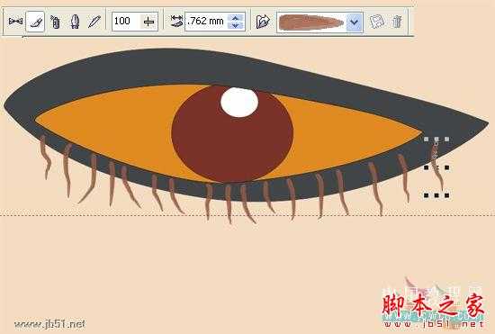 CorelDRAW(CDR)设计绘制矢量抽象人物装饰画实例教程