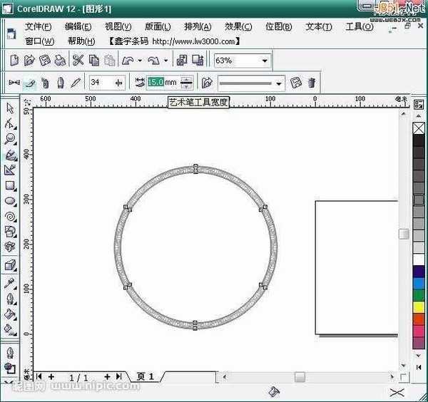 CorelDraw(CDR)设计制作包装中的环形花边图案实例教程