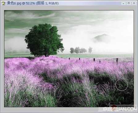 photoshop利用通道快速调色教程