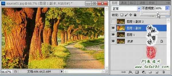 photoshop(ps)利用滤镜将风景图片转为漫画效果