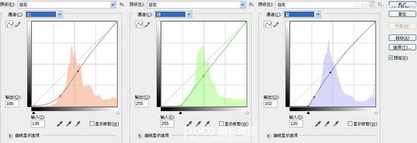 PhotoShop使用曲线一步调出多种效果调色实例教程