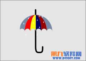 CorelDraw绘制小雨伞图标