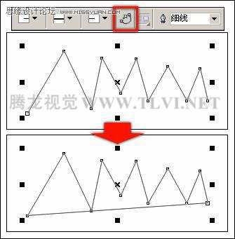 CorelDRAW基础教程：多点线工具的应用