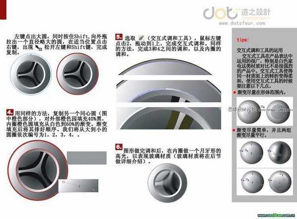 CorelDRAW绘制真实的洗衣机