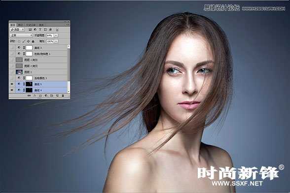 Photoshop打造一套高端质感人像后期修图教程