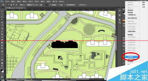 ps怎么给建筑总平面图中的建筑添加阴影？