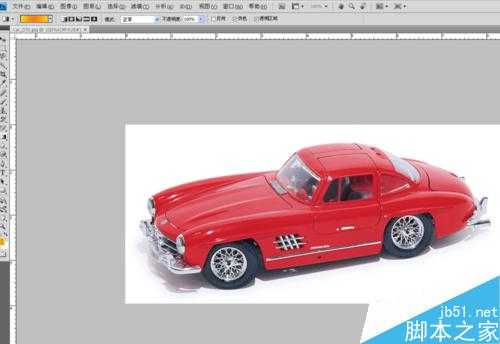 PS CS4用钢笔工具抠出图片中的汽车