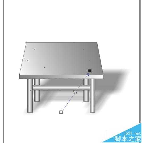 CorelDRAW素描桌子图怎么画?