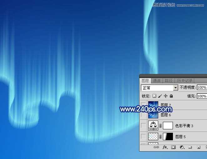 PS滤镜打造出漂亮的南极光效果教程