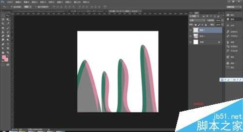 photoshop设计不同程度的山峰效果图