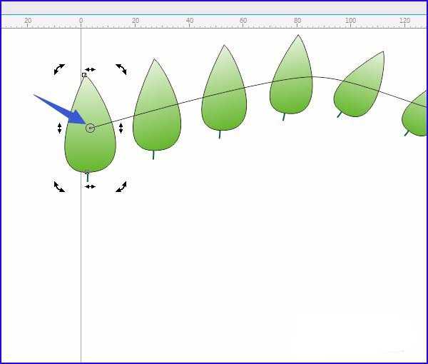 cdr怎么画树叶? cdr画树枝树叶的教程