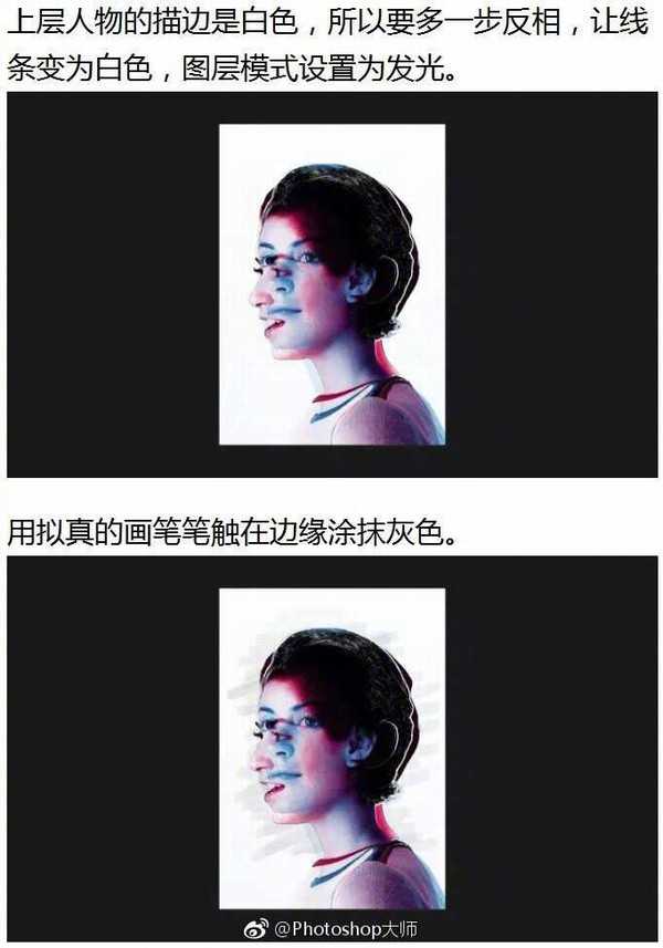 Photoshop设计打造炫酷的红蓝风格人像艺术海报教程