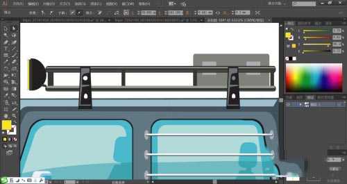 ai怎么设计越野车矢量图 ai越野车的画法