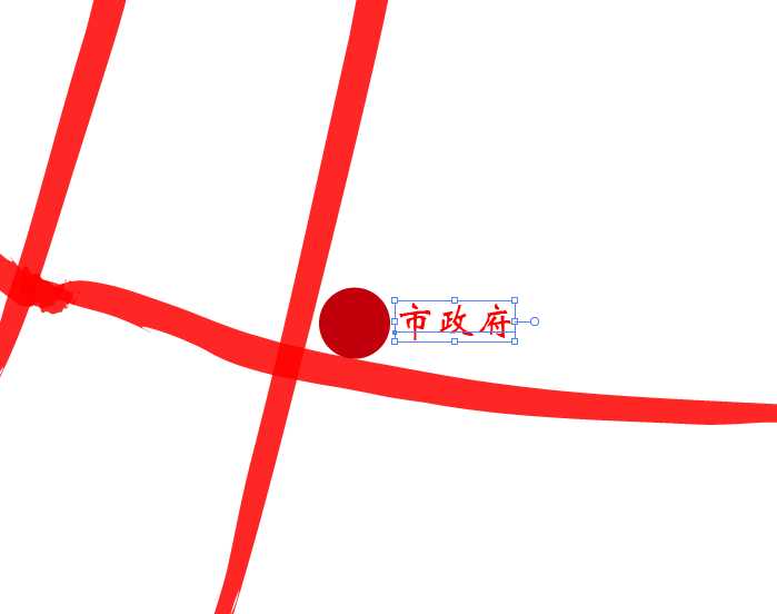 ai怎么手绘地点示意图? ai画位置示意地图的技巧