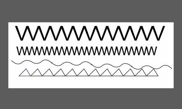 ai怎么绘制多样式锯齿线? ai锯齿线的画法