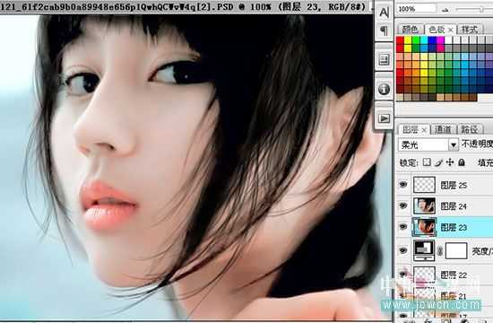 Photoshop 超强美化偏色的人物照片